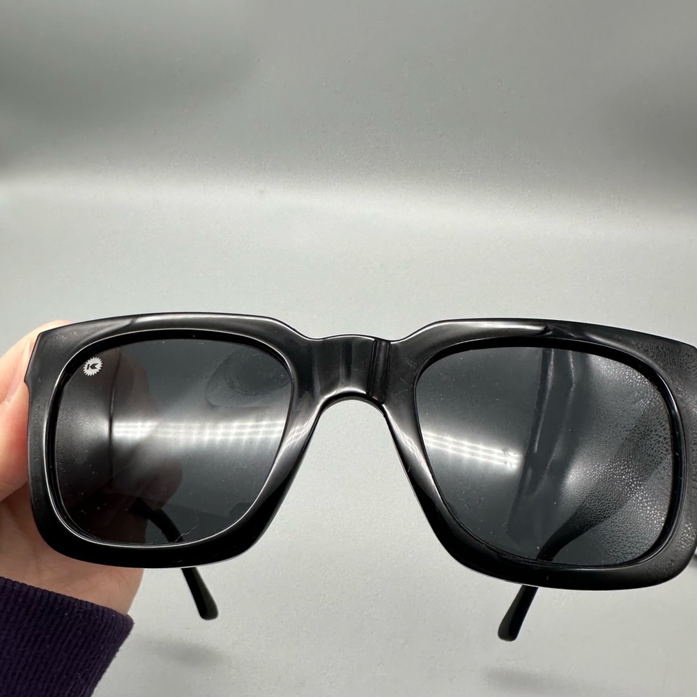 Knockaround Songbirds- Piano Black Black Square Polarized Sunglasses 50-19-145 - Picture 7 of 7
